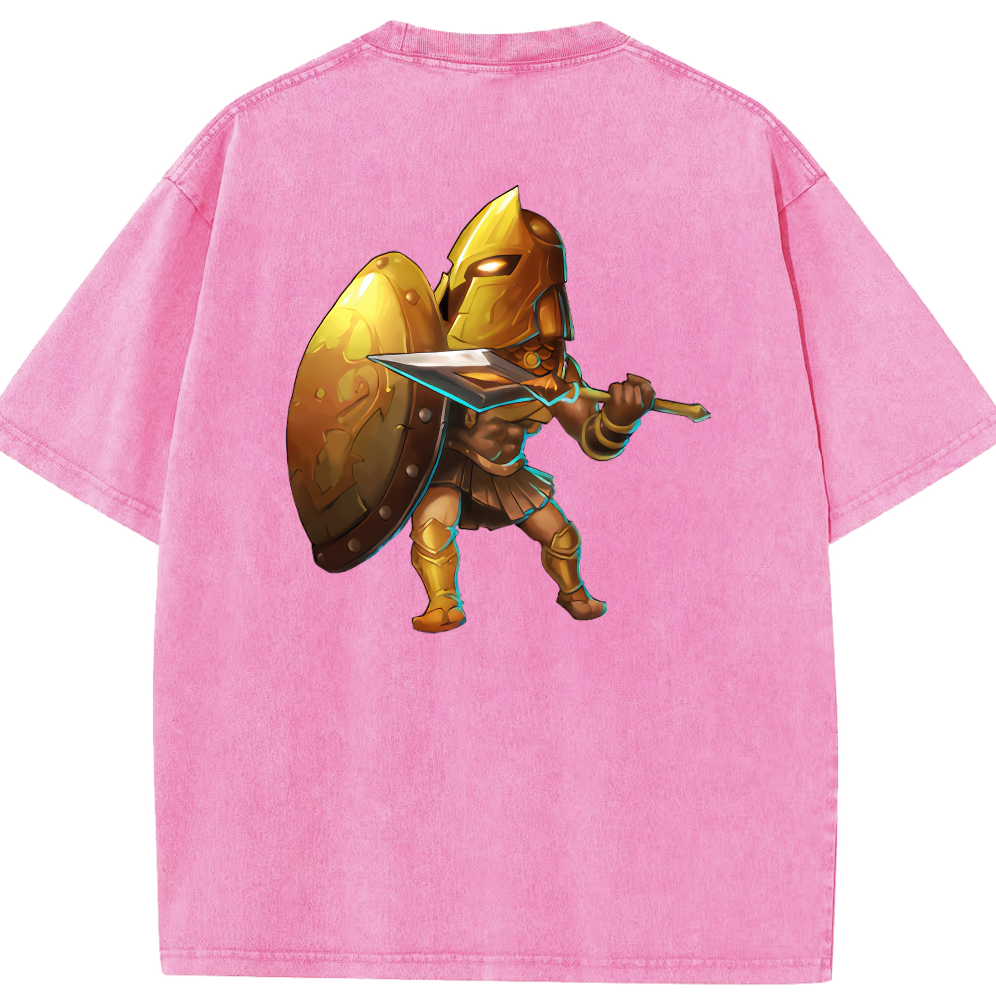 リーグ・オブ・レジェンド League of Legends LOL 綿100% ヴィンテージ風 半袖Tシャツ（背面プリント）